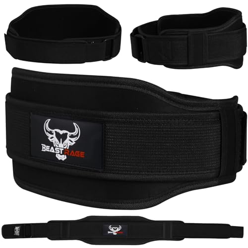 Ceinture d&rsquo;haltérophilie double force 5.5&Prime; en néoprène rembourré pour le soutien du dos ceinture d&rsquo;entraînement pour le bodybuilding, deadlifting, entraînement de fitness, hommes femmes soutien du tronc pour l&rsquo;entraînement du bois