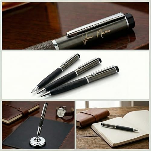 Image of Smooths Writing Customize Twist Pen According to the order, you will Get Your Name Laser Printed on the pen (SEND DETAIL WHATS AP 8368972096)..