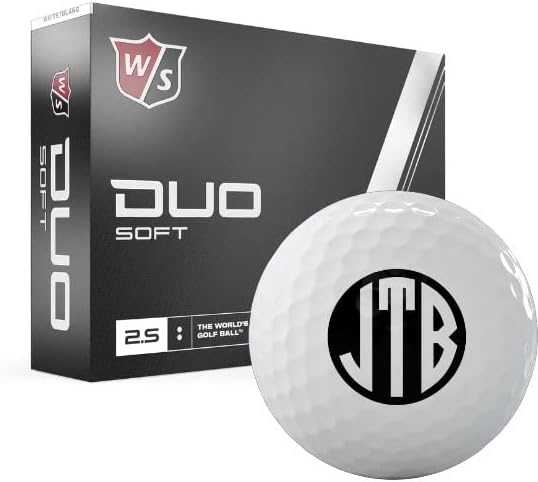 Wilson Staff 2023 Duo Soft Monogram Golf Balls