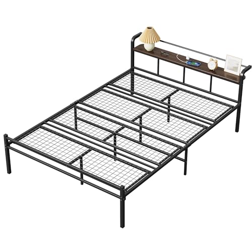 WLIVE �x�b�h�t���[�� �_�u�� �p�C�v�x�b�h �R���Z���g�t�� 2���R���Z���g �{�I �p�C�v �_�u���x�b�h �É� ���Ȃׂ��ǂӂ�[�� �I�t�� �������[ ����31cm �g���ȒP �X�`�[���x�b�h�t���[�� bed frame double ACHJ629BL