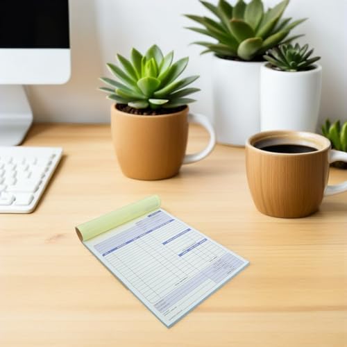 Talonario de recibos de pedidos con papel premium de diseño multipartes nítido 7