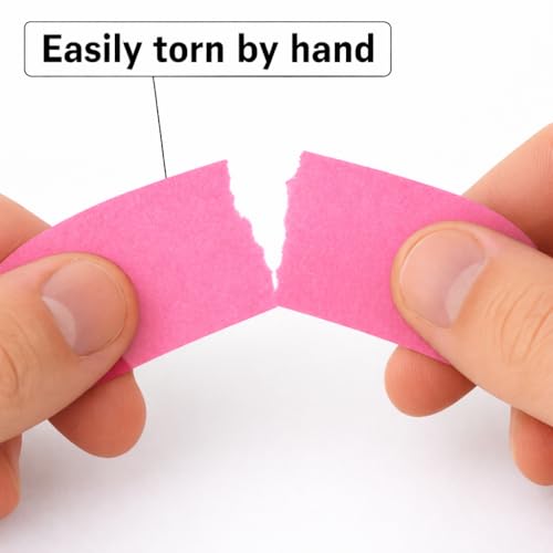Image of 2 Pack Pink Painters Tape - Masking Tape 1 Inch Wide - Multi-Surface, Smart Adhesion, Indoor & Outdoor - 180FT Total - Paint Tape for DIY, Labeling, Art, Car, General Purpose (#3910)