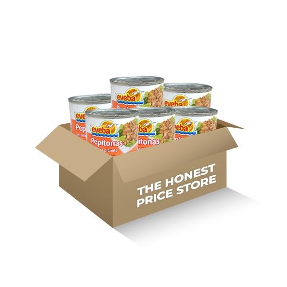 Miniatura 6 de Eveba Pepitonas En Salsa Picante - Auténticas almejas venezolanas en salsa picante - Mariscos enlatados gourmet - Pepitones listos para comer -