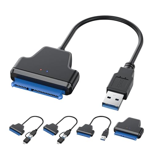 Cable Convertidor USB a SATA 20cm USB 3.0 Tipo C miniatura 2