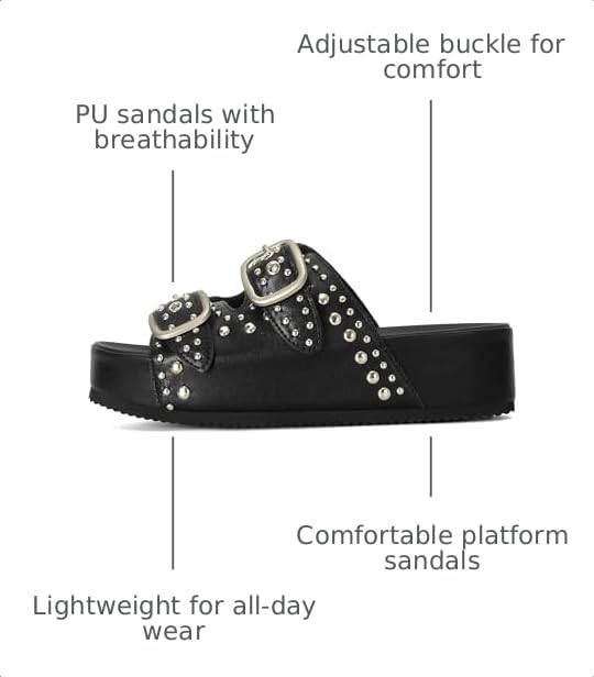 Image of Raffia Sandals for Women Platform Slide Sandals Espadrille Straw Beach Adjustable Double Buckle Summer Comfortable Cute Woven Casual Shoes