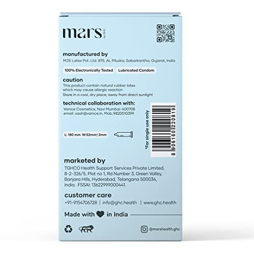 Mars By Ghc Strawberry Flavored Delay Condoms For Men - Pack Of 1 Medium #TOP2