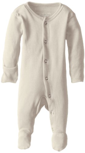 L'ovedbaby baby-girls Organic Baby Snap Footie