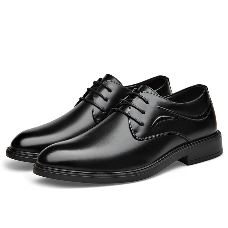 Fashionable Tuxedo Dress Shoes for Men Classic Black Lace-up Formal Leather Shoes Comfortable Anti-Slip Oxford2