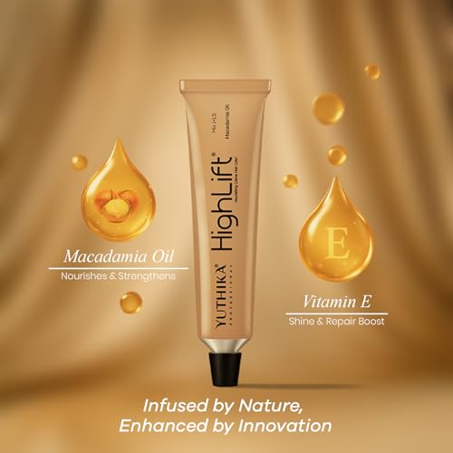 Image of Yuthika Professional High Lift Creme Hair Colour 900U Ultra Blonde 50g with 40 Volume Developer 100ml Combo Pack