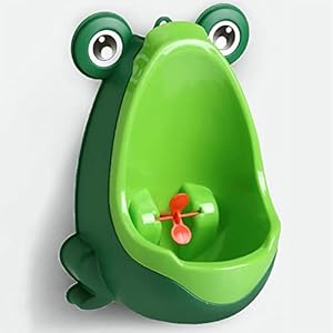 Frog Pee Training,Cute Potty Training Urinal for Boys Toilet,Toddler Urinal with Aiming Target,Green