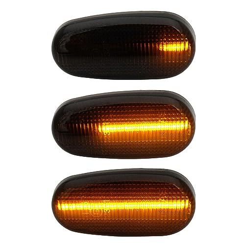 🍀AFFIDATI AGLI ESPERTI:🍀 CAR PASSION venditore italiano!!! Prodotto già in magazzino e pronto per la spedizione! Indicatore di direzione Freccia Specchietto laterale LED Dinamico Progressivo Nero Ambra Compatibile con Alfa Romeo Mito