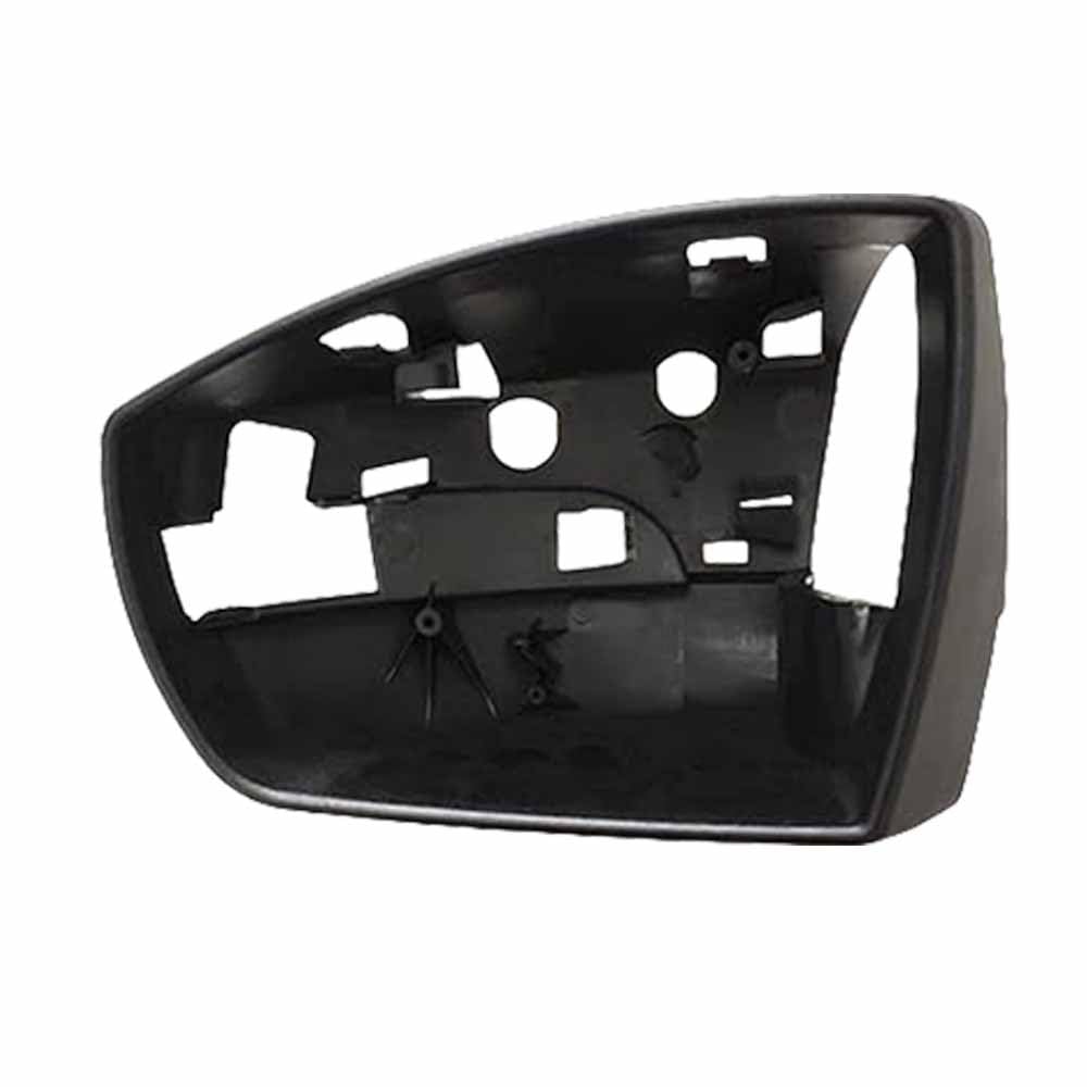Gebbem Left - No Hole Door Wing Mirror Cover Frame For F-Ord Kuga 2013-2019, Ecosport 2013-2018 Car Side Left/Right Rearview Mirror Frame Replacement Covers Accessories,