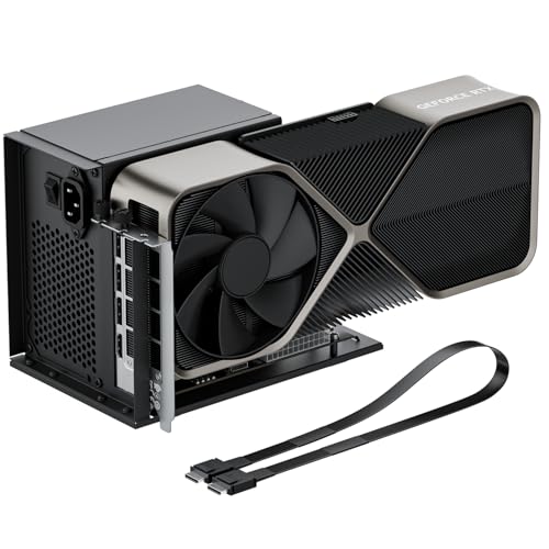 OwlTree PCIe 4.0 x4 64Gbps eGPU �O���O���t�B�b�N�X�J�[�h�h�b�N OCuLink SFF-8612 8311 to PCIe x16 SFF-8611�I�X�P�[�u�� 50cm GPU�m�[�g�p�\�R�� �~�jPC �W��ATX�d���Ή�