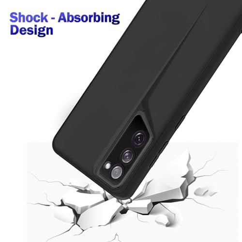 Image of Amazon Brand - Solimo Ultra-Thin Blade Runner Series Matte Finished Camera Protection Soft Back Cover for Samsung Galaxy S20 FE | S20 FE 5G - Black