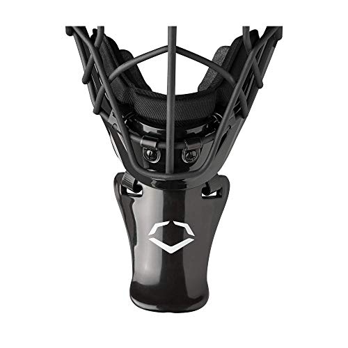 Protège-gorge EvoShield Catcher's Gorge Guard noir de taille 11,4 cm