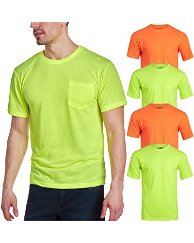 Amazon.com: Bass Creek Outfitters Mens High Vis Shirts - 4 Pack