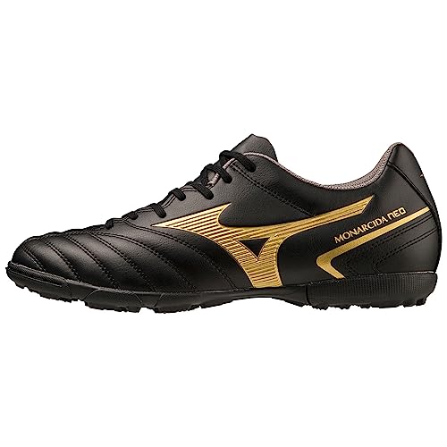Mizuno Monarcidaneoiisel Unisex como fútbol, Negro/Dorado, 40.5 EU