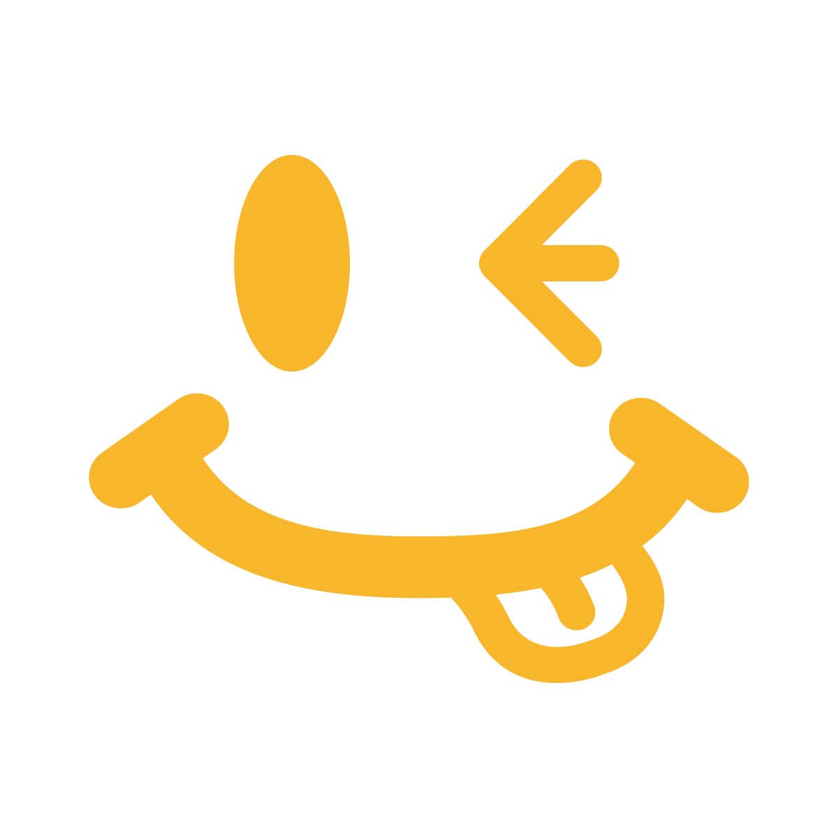 Amazon｜ウィンク テヘペロ ニコちゃん マーク シール ステッカー