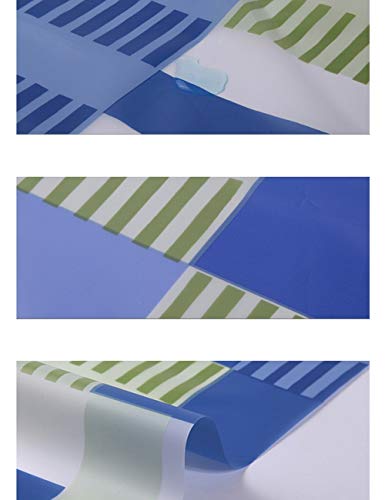 Rideaux imperméables de douche MU de qualité supérieure bleu-vert 180 * 180 cm