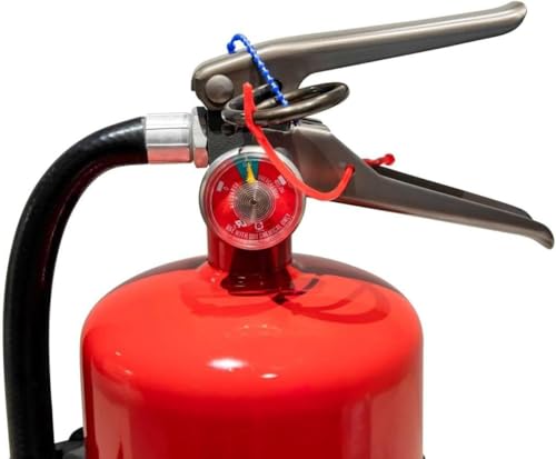 Foto de Strike First - Extintor de incendios ABC de 5 libras | 3A:10BC Químico seco, medidor de presión, gancho de pared, seguridad certificada por UL para el hogar, oficina, taller (imagen 3)