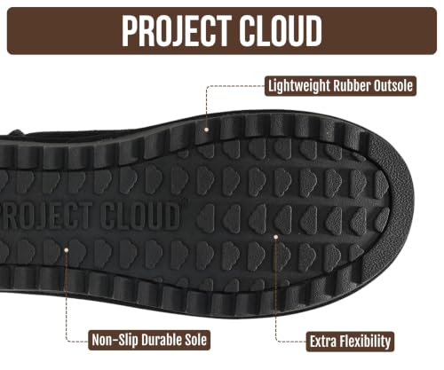 Image of Project Cloud 100% Genuine Leather Comfortable Womens Ankle Boots