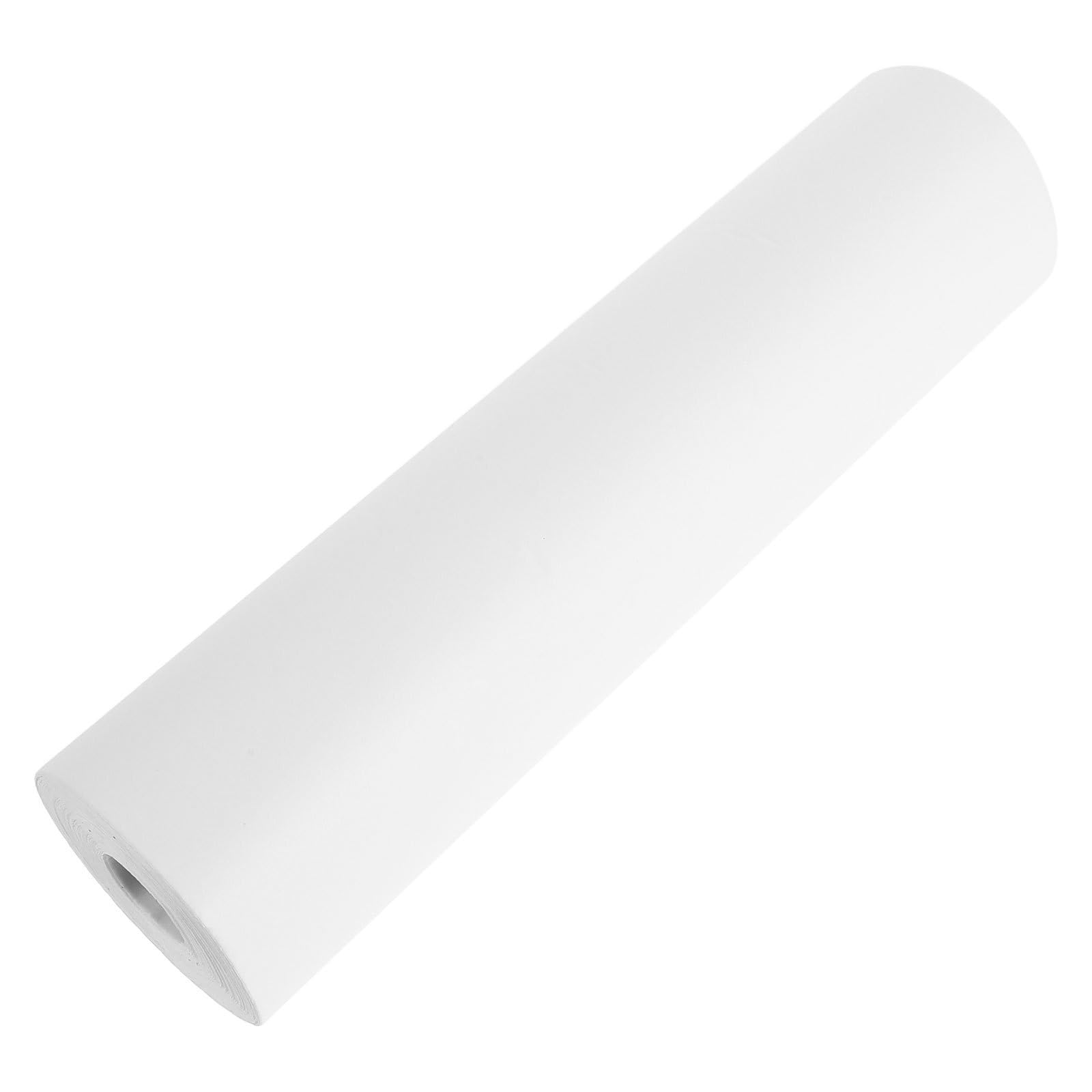 NIYANGLE 1rollo Papel de Embalaje Blanco Resistente la Humedad Láminas para Envolver Textiles y Relleno de Caja para Fiestas y Manualidades