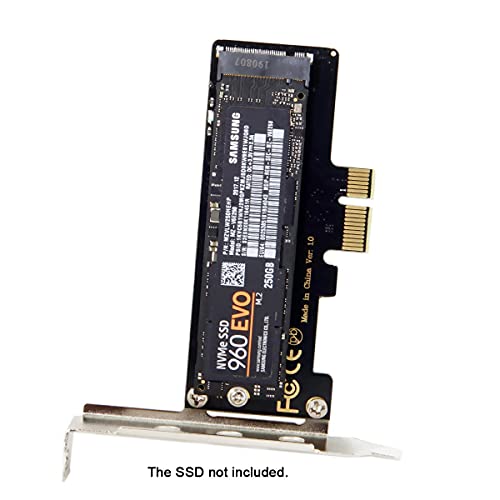 Image of Low Profile PCI-E 3.0 x1 Lane to M.2 NGFF M-Key SSD Nvme AHCI PCI Express Adapter Card
