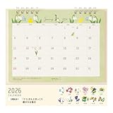 ミドリ 2026年 カレンダー 卓上 M トリ柄 31365006