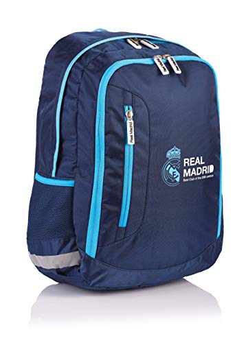 Real Madrid Madrid 3 Sac à Dos Loisir, 44 cm, 21 liters, Bleu (Navy Blue)