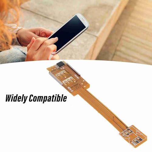 VBESTLIFE Extender scheda SIM, Nano SMI a scheda SIM standard da maschio a femmina Prolunga cavo FPC piatto morbido per tablet smartphone Android