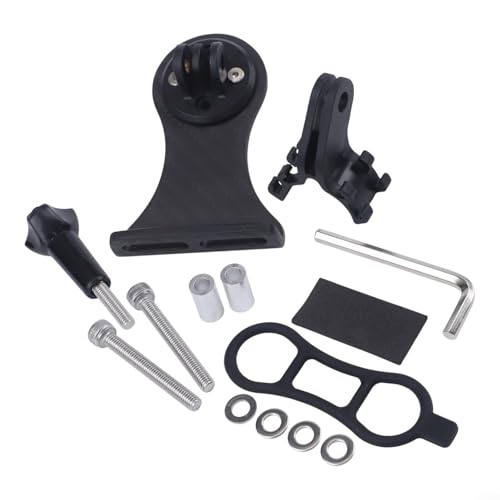 Soporte de fibra de carbono para computadora, extensión de vástago de bicicleta compatible con múltiples modelos Garmin/para modelos (para Wahoo)