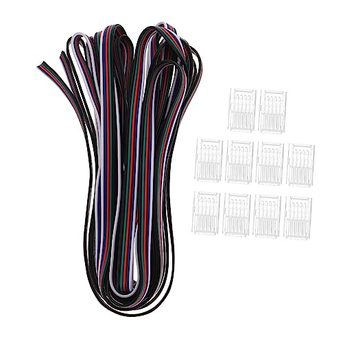 Conector De Tira LED De Pines Cable LIFKOME para Proyectos de Iluminación Rgbw