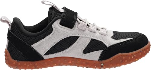 Image of WHITIN Little /Big Kid Wide Retro Barefoot Sneakers WK102 | Back to School, Toe Freedom, Zero Drop Flexible Sole, From Daily Walking to Adventure Sports