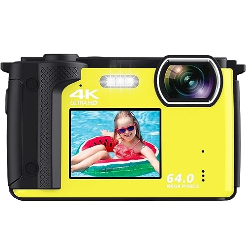 fWJ fAXN[ 64MP ʐ^J Selfie R[_[ 4K UHD Vlog rfIJ 16X Y[RpNgJ CuXg[~OEFuJ ^Ŏ^тȒP(With 32G,With 2 Batteries-