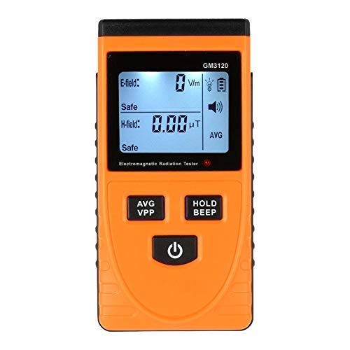 NBVCX Inicio Accesorios   Medidor electromagnético Medidor EMF para computadora Teléfono 5G 4G WiFi Detector de radiación electromagnética LCD Digital portátil