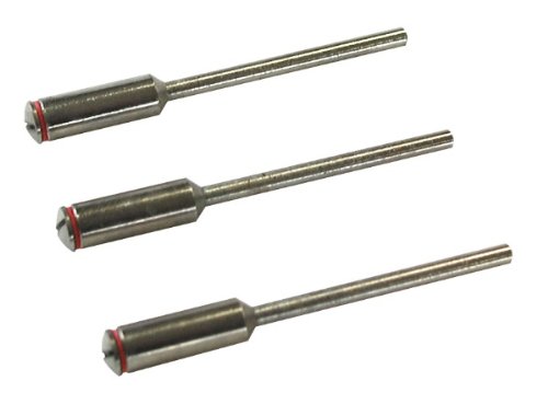 Maxicraft 89850 Jeu de 3 tiges porte-outils pour percesue de précision, Argent Cover