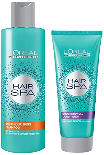 Image of L'Oreal Professionnel Hair Spa Smooth Revival Conditioner for Frizzy Hair with Apricot Oil, 200 ml