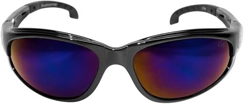 Miniatura 9 de Edge SW111 Dakura - Lentes de seguridad envolventes, antiarañazos, antideslizantes, UV 400, grado militar, cumplen con ANSIISEA y MCEPS, 5.04