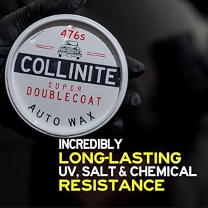 "Collinite 476 Super Doublecoat Wax-Carnauba + Polymer Sealant - High Gloss Shine + Ultra Durable Hydrophobic Beading & Long-Lasting Paint Protection for Cars, Trucks, and Motorcycles (9 fl oz)" — photo 3 of 6