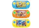 3 Handheld Miniture Travel Water Games Water Toss Ring Aqua Ring Game Ideal Road Trip Entertainment Great For Stress & Anxiety Relief Easy to Store Away (Pack of 3)