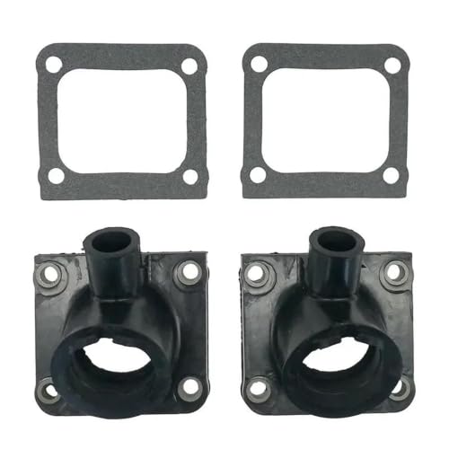 Colector adaptador carburador Yamaha Banshee 350 de 28 mm con manguito de goma para admisión 1987-2006