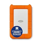 LaCie Rugged USB-C 1TB, Hard disk esterno portatile, Resistente a Cadute, PC Mac iPad & iPhone, Data Rescue Service (STFR1000800)