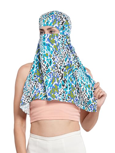 Image of Multipurpose Mask Cum Scarf for Women Cotton I Face Cover for Women I Sun Protection and Summer Wear Scarf