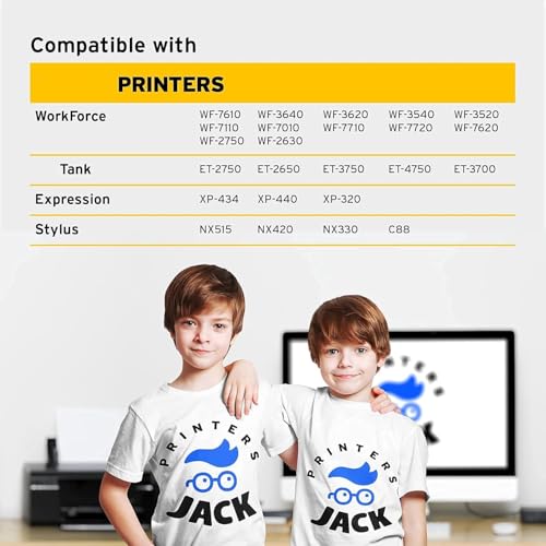 Image of Printers Jack Sublimation Ink Auto Refilled bottles work with Supertank Printers ET2800 ET15000 ET-2720 ET-4700 ET-2760 ET-3760 ET-4760 ET-2700 ET-2750 ET-4750 L3110 /Upgrade Version /Free ICC Printing