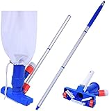☀Amplia Gama de Aplicaciones: Compacto y ligero, adecuado para piscinas elevadas, estanques, fuentes, spas o elementos de agua con un radio de 1,3 m/ 51 in. Excelente solución económica para los propietarios de piscinas pequeñas.