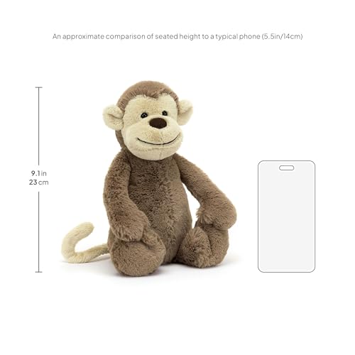 Jellycat Bashful Monkey Medium - 12" AD
