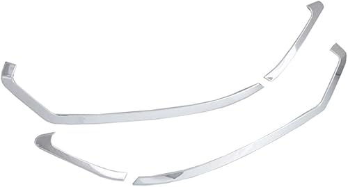 Miniatura 5 de Para Nissan X-Trail T32 Rogue 2014-2016 ABS Cromo Exterior Cabeza Delantera Lámpara Molding Cubierta Trim 2 unids Car Accesorio Elegante