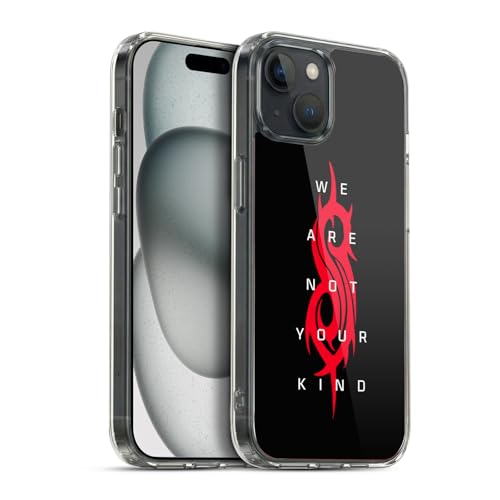 Evita arañazos en iPhone 15 Plus con esta funda Slipknot de gel elástico