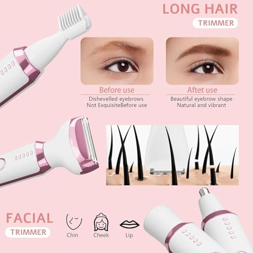 Image of Bikini trimmers for women 5-in-1 Trimmer Bikini Trimmer for Women |MultipurposeTrimmer (White)