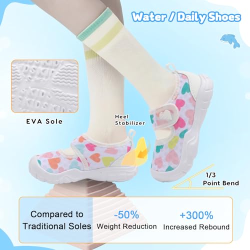 Image of BARERUN Toddler Water Shoes Infant Baby Swim Shoes Kids Barefoot Sandals